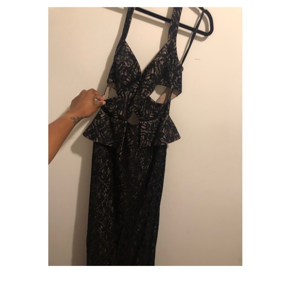 BCBG floor length cut out dress - Picture 1 of 1